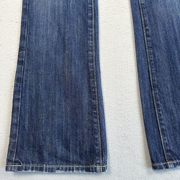 Miss Me Marilyn Jeans Womens 26 Blue Denim‎ Bootcut Dark Wash Low Rise Pants - Picture 3 of 16